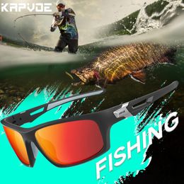 Outdoor Eyewear Kapvoe Fishing Glasses Polarized UV400 Sunglasses Driving Sports Cycling Hiking