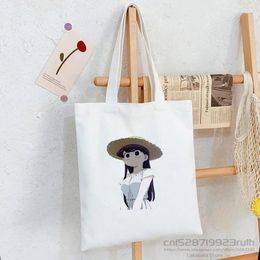 Shopping Bags Komi San Can't Communicate Bag Komisan Shouko Excited Manga Shopper Jute Tadano Tote Shoping Bolsa