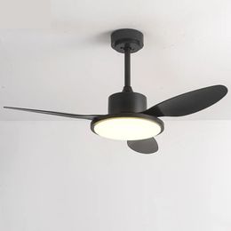 Nordic Lamp Large Wind Household Integrated Bedroom Dining Room Creative Ceiling Fan Lights