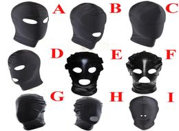 Cosplay Head MaskFetish Unisex BDSM Hood Mask BlindfoldedBDSM Restraints BondageHalloween Adult Sex Toys For Couple C181127012861204