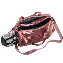 Outdoor Bags Wet Dry Separate Yoga Mat Bag Gym Woman Sport For Shoes Shoder Pack Female Tote Training Gymtas Bolsa Deporte Big Handb Dhiaj