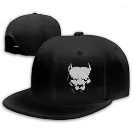 Ball Caps Fashion Men Women Pitbull Dog Baseball Cap For Hip Hop Cotton Trucker Bone Dad Hat Adjustable Snapback Hats Gorras