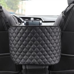 Storage Bags Car Seat Back Middle Organizer Elastic Bag Holder Pouch Home Garage Large Capacity Box