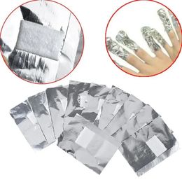 2024 200PCS Aluminium Foil Remover Wraps Nail Art Soak Off Acrylic Gel Nail Polish Removal Cotton Nail Cleaner Toolaluminium foil nails cleaner