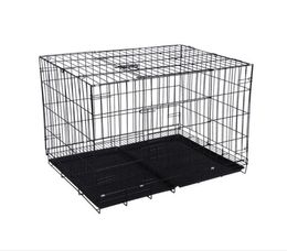 Multi Large Medium Small Dog Carrier Wire Folding Overstriking Cat Cage Skylight Pet Crate Home Garden HA1498606591