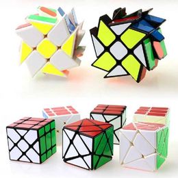 Magic Cubes YongJun YJ Windmill Magic Cube Change Irregularly Jinggang Speed Cube With Frosted Sticker 3x3x3 Puzzle Toy For Children Kids Y240518