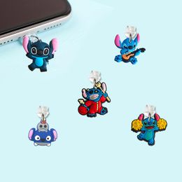 Cell Phone Straps Charms 41 Cartoon Shaped Dust Plug Anti Plugs Charm Charging Port For Type-C Cute Drop Delivery Otq16