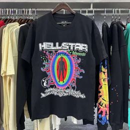 Hellstart Shirt Mens Designer T Shirt Hell Starr Short Sleeve Men Women High Quality Streetwear Hip Hop Fashion Hellstart T Shir High Quality Summer Set 475