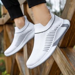 Casual Shoes Men Sneakers Mesh Slip-on Light Running Zapatillas Hombre De Deporte Chaussure Homme XL Size 45