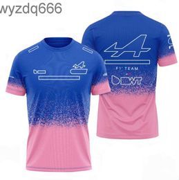 Formula 1 Racing Suit T-shirt Fans F1 Team Clothing Half-sleeve Breathable CXRX
