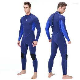 Women's Swimwear SLINX One-Piece Swimsuit Men's 2mm Neoprene Long-Sleeved Wetsuit Suit Men Surfing Warm Anti-UV Snorkelling Diving