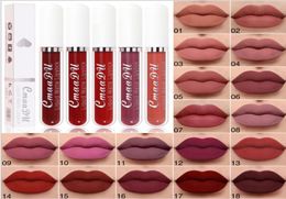 CmaaDu 18 Colors Matte Lip Gloss Liquid Lipstick Waterproof Long Lasting Sexy Nude Makeup Beauty Red Lipgloss7194726