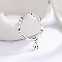 Cluster Rings 925 Sterling Silver Bamboo Joint Finger For Women Luxury Jewellery Vintage Anillos Birthday Gift Items With