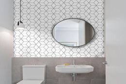 10Pcs Bathroom Self Adhesive Mosaic Tile Sticker Waterproof Kitchen Backsplash Wall Sticker DIY Nordic Modern Home Decoration5886864