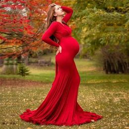 Maternity Dresses Sexy pregnant woman dress photo long pregnancy photo Maxi dress baby shower party cute pleated pregnant woman photo prop H240518