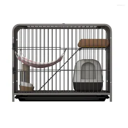 Cat Carriers Home Cage Double Deck Villa And Iron Nest Play Climbing Frame