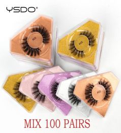 False Eyelashes YSDO Lashes Wholewhole Eye Bulk 41050100 PCS Natural Long Fluffy Wispy Faux 3D Mink4549080