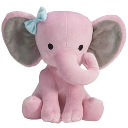 Plush Dolls 25cm Grey elephant stuffed plush toy Kawaii animal soft sleep filling pillow doll plush toy baby room decoration gift J240518