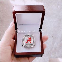 Fashion Leather Bag Crimson Tide National Championship Ring Bags Accessories Wholesale Drop Delivery Dhyn3