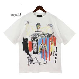 Rhude Mens T Shirt Designer T Shirt Rhude T Shirt Europe America Rhude Shirt Designer Brand Clothing Round Neck High Quality Short Sleeve US Size S-Xxl 87