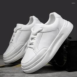 Casual Shoes Damyuan Men Black 2024 Lace-up Thick Sole Sneakers Vulcanize Non-slip Footwear Breathable Male