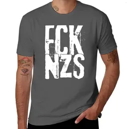 Men's Polos FCK NZS T-Shirt Plus Sizes Anime Clothes Mens Graphic T-shirts Big And Tall