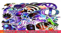 50 PCS Galaxy JDM Stickers Poster Wall Blackboard Stickers for Room Guitar Laptop Skateboard Luggage Car Kids DIY Top Quality Stic9932481