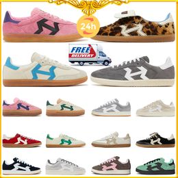 Free shipping designer casual shoes for men women trainers Leopard Hair Cream Blue Fox Brown Bliss Pink Purple Grey Blue Grey White mens sneakers sports