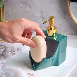 Liquid Soap Dispenser Creative Ceramic Lotion Bottle Dual Purpose Hand Sanitizer With Box Multifunctional Body Wash