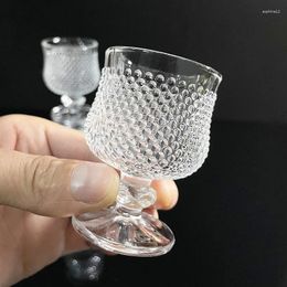 Wine Glasses 45MLx6PCS Butterfly Style Drinking Transparent Bar Party Glass Vodka Tequila Cordial Espresso Liquor S Drinkware