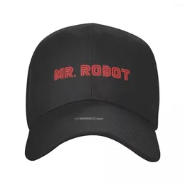 Ball Caps Classic Mr Robot Logo Baseball Cap For Men Women Personalized Adjustable Adult FSociety Hacker Dad Hat Hip Hop Snapback