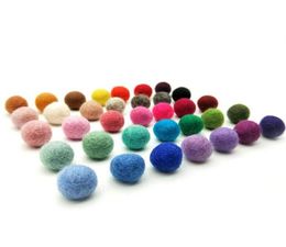 30mm Woollen Felt Balls Ornaments HandFelted Pom Poms Needle Wool Beads for Christmas Home Decoration DIY Garland Crafts Project 21493726