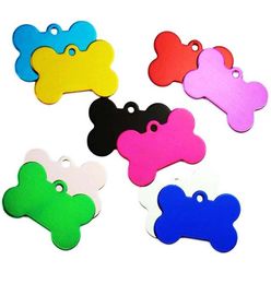 Puppy Mental Tag Pet dog Metal Blank Military Pet Dog ID Card Tags Aluminium Alloy Army Dog Tags No Chain Z4611529136