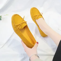 Casual Shoes 2024Women Slip On Loafers For Ballet Flats Women Suede Sneakers Zapatos Mujer Flat Mom Fashion