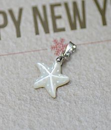 Natural shell ornaments sea shell white solid small starfish pendant starfish necklace shell9038068