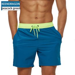 Lu Men Shorts Summer Sport Workout High Men Elatic Wait Beach Swimmg Trunk Wa Stretch Swim Short Black Digital Ault Soli