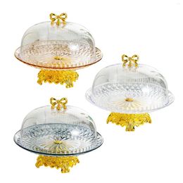 Bakeware Tools Dessert Snack Serving Platter Cupcake Candy Display Tray Round Plate For Cocktails Cheesecake Donut Muffins