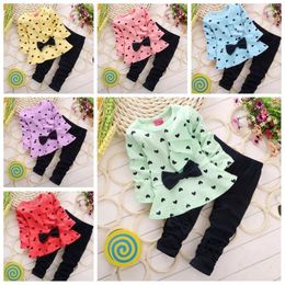 Clothing Sets Fashion Toddler Girls Clothes Spring Autumn Children T-Shirt Pants Baby Outfits Kids Sport Suit