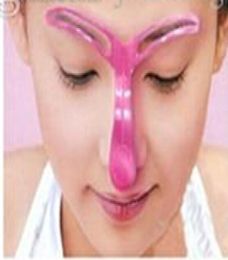NEW ARRIVAL Professional Easy To Use 1pcs Beauty DIY Eyebrow Shaper Guide Template Grooming Stencil Tool Ruler Reusable7102952