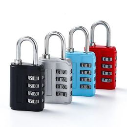 4 Digit Number Combination Pad Lock Padlock Outdoor Waterproof Lock Suitcase Luggage Security Coded Lock 240507