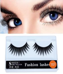 1 Pair 3D NaturalThick Long Hair False Eyelashes Eye Lashes Wispy Makeup Beauty Eye Extension Tools2451328