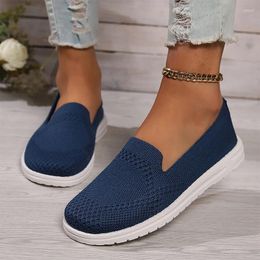 Casual Shoes Mesh Loafers Women Knitting Sport Sneakers 2024 Summer Fashion Walking Running Cozy Female Zapatillas
