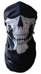 2019 Skull Face Mask Outdoor Riding Mask Bicycle Ski Skull Half Face Mask Ghost Scarf Multi Use Neck Warmer COD Oct25922829