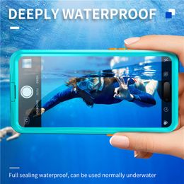 Waterproof Hybrid Phone Case for iPhone 16 15 14 13 12 Pro Max 5G Outdoor Sports Lanyard Snowproof Full Protective Heavy Duty Rugged Armor Shell Shockproof
