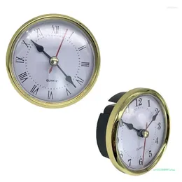 Table Clocks Practical 3-1/8Inch Clock Insert With Roman Trim Home Decors