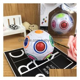 Decompression Toy Boys Girls Magic Ball Anti Cube Kids Puzzles Educational Coloring Learning Toys For Children Adts Desk Office Drop Dhvag