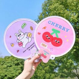 Decorative Figurines Japanese Cartoon Folding Fan Cute Mini Portable And Student Round