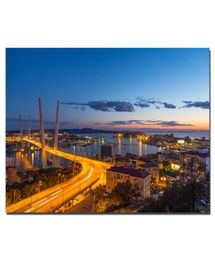 Paintings Russia Vladivostok Cityscape Posters Canvas Cloth Fabric Print Painting For Home Decor Wall Art Picture9649712