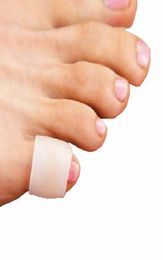 Silicone gel little toe tube bunion guard foot care pinkies finger tubes eases callus corn pain blisters pinkie protector8376742
