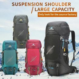 Backpack 60L Outdoor Hiking For Men Sports Climbing Bag Mochila Camping Mountaineering Travel Trekking Motorcycle Rucksack